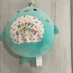 Happy Birthday Plush Narwhal
